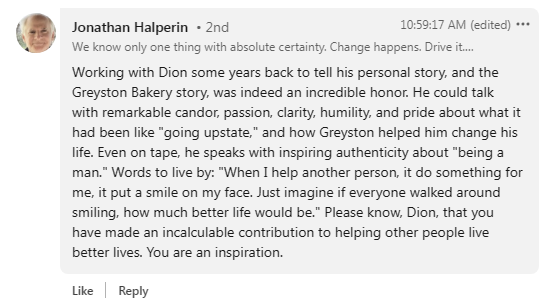 Jonathan J. Halperion on Dion Drew